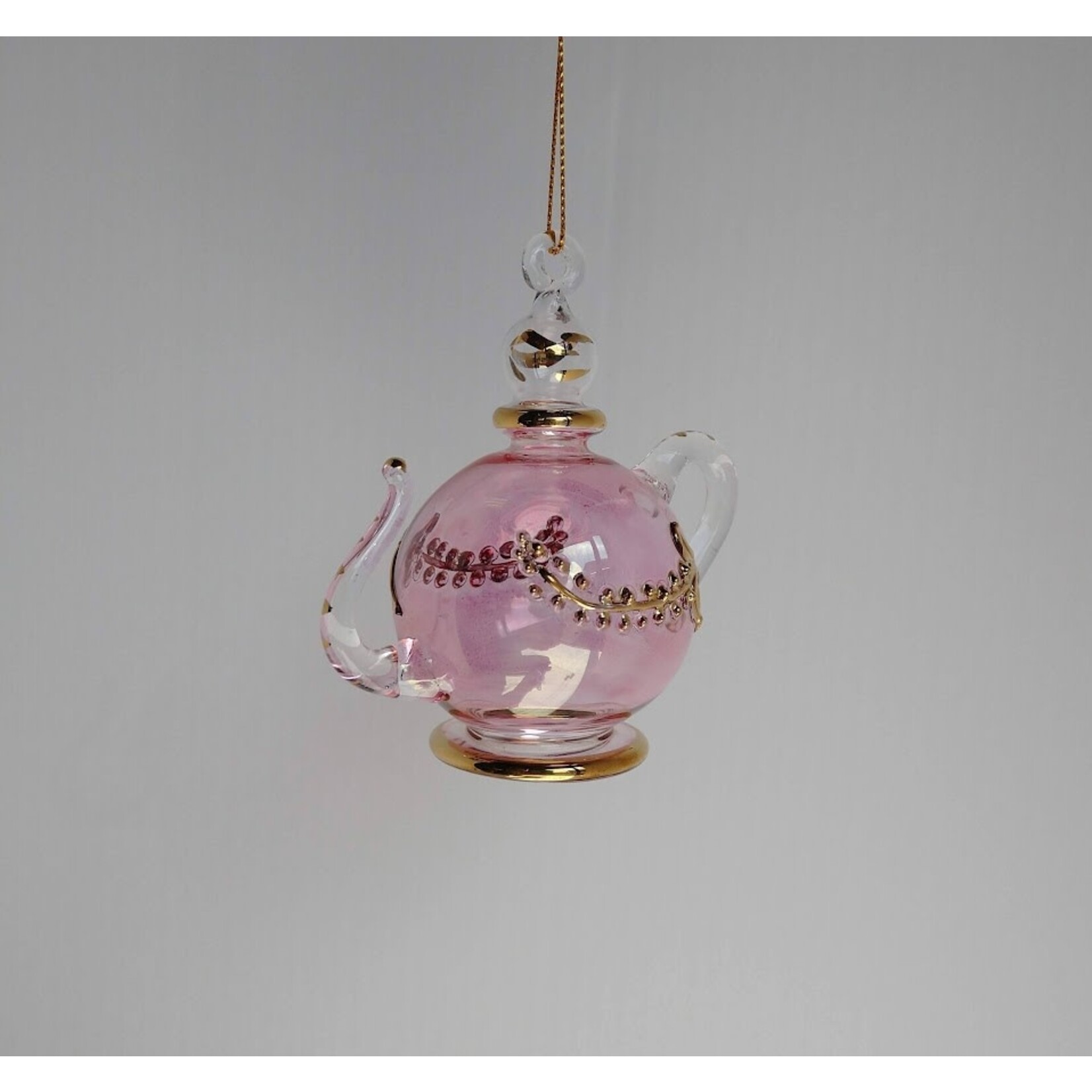 Unique Tradings Handblown Glass Teapot Ornament