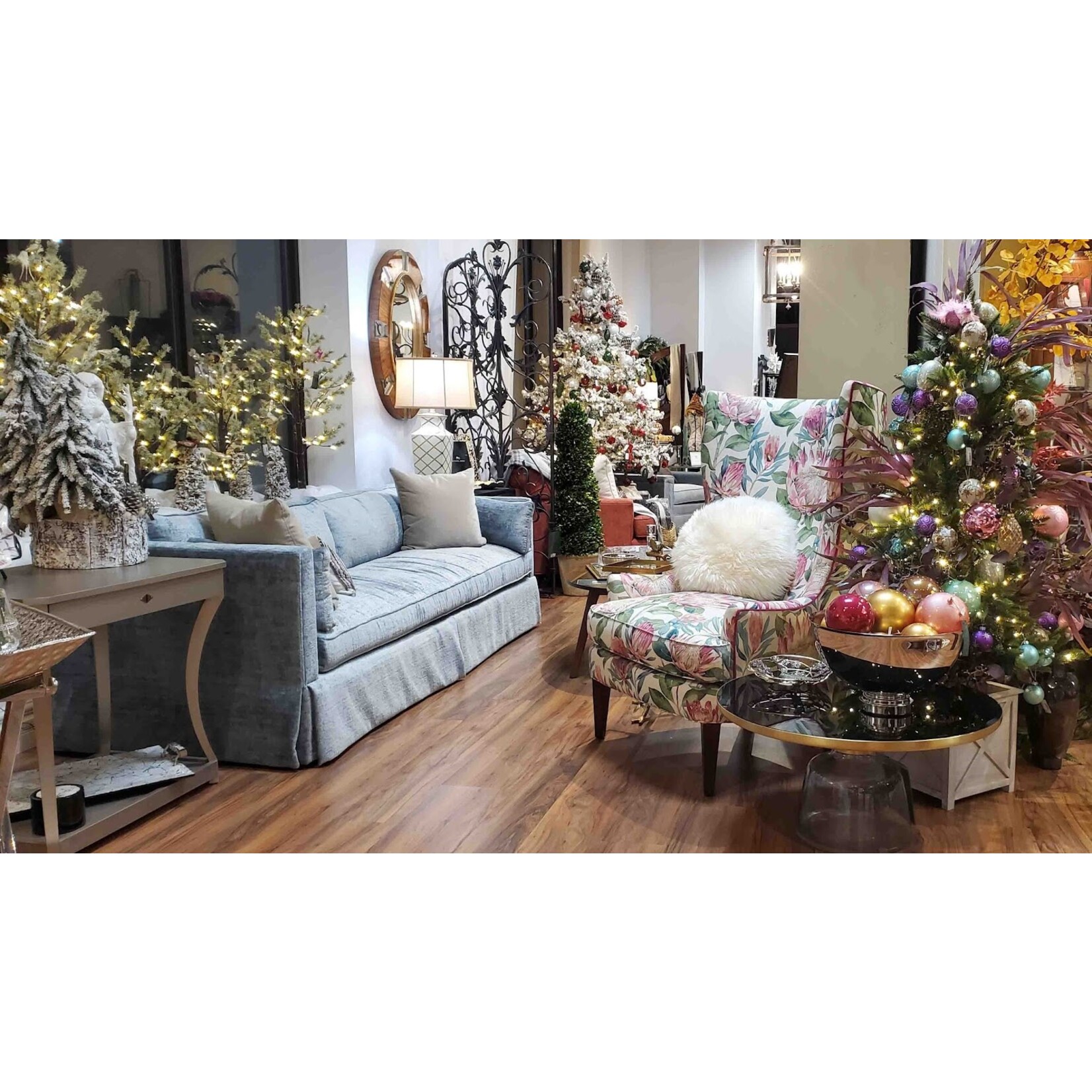 Katherine's Collection Glass Iridescent Pink Ball Ornament