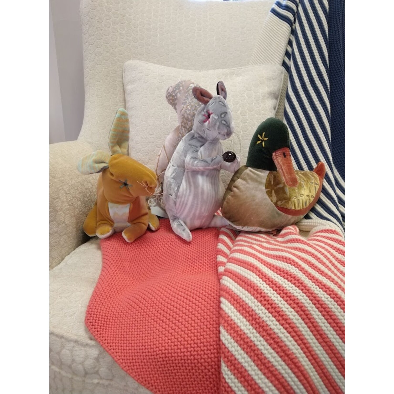 Kevin O'Brien Studio Hand Stitched Stuffed Animal Toy Plushie
