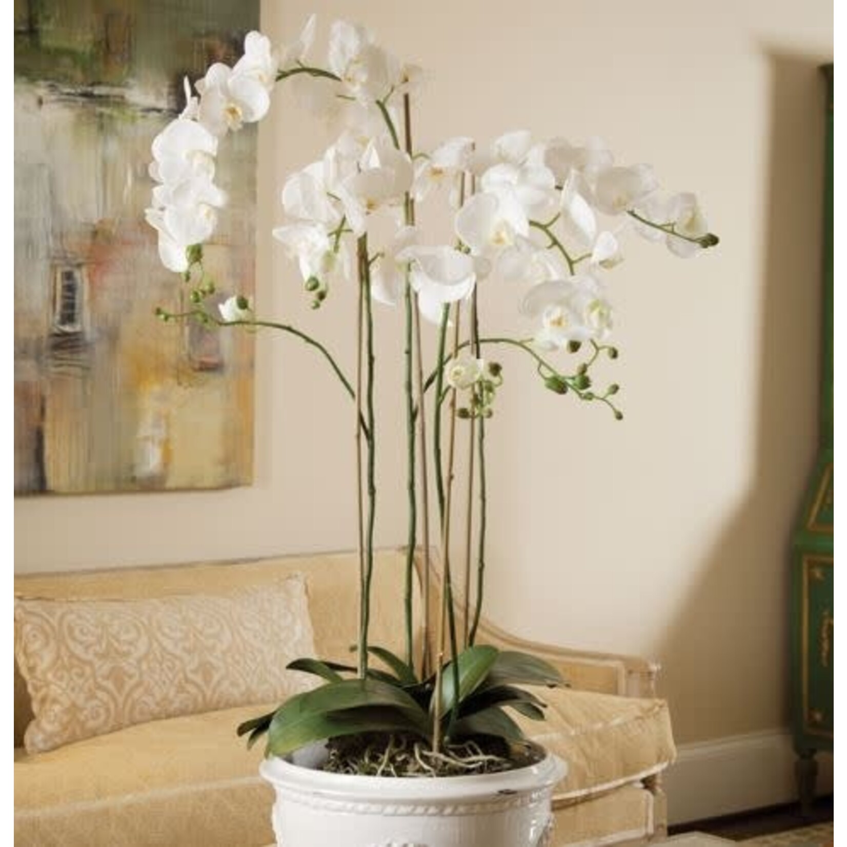 Napa Home and Garden Phalaenopsis Orchid Drop in 44"