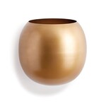 Napa Home and Garden Percy Wall Antique Gold Cachepot Planter