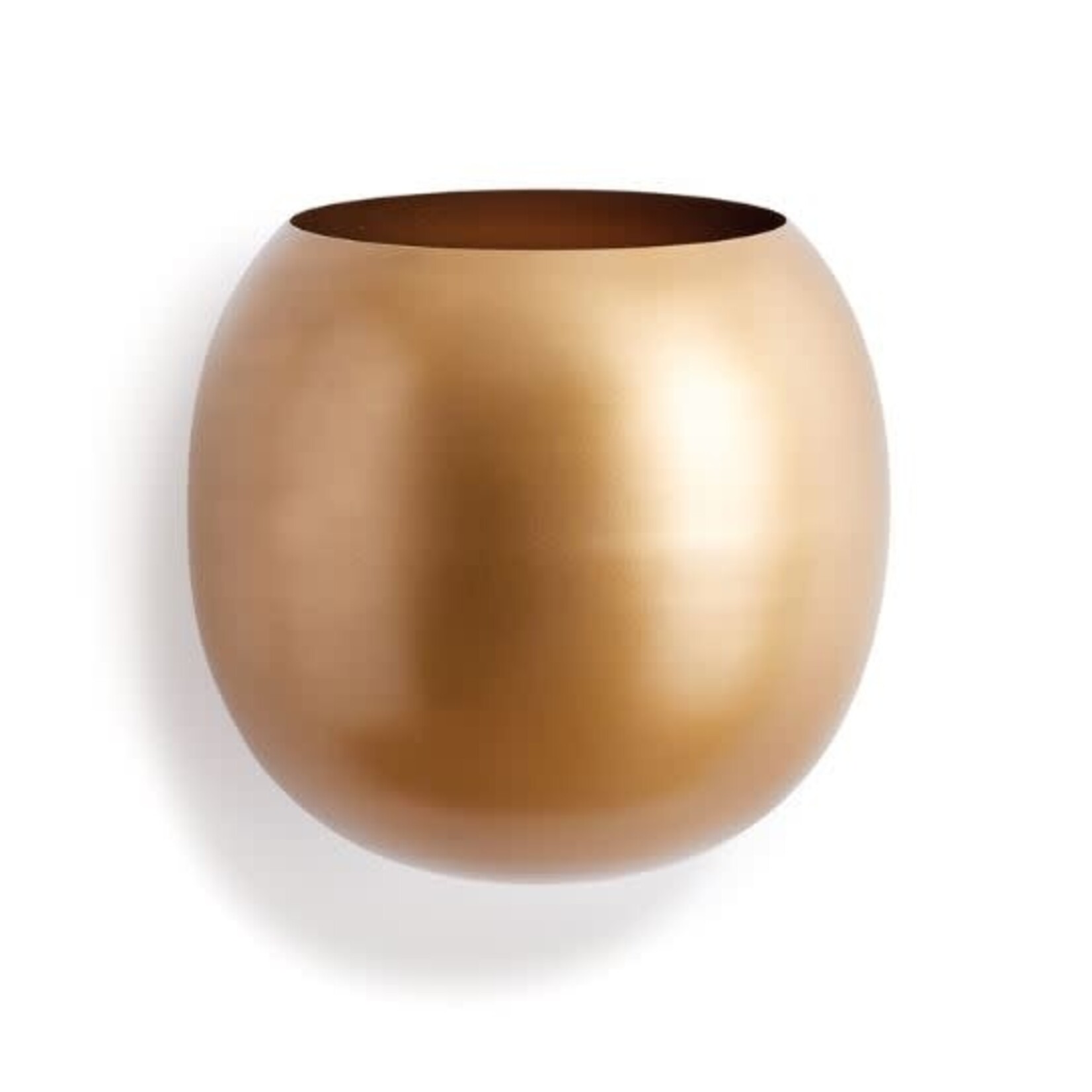 Napa Home and Garden Percy Wall Antique Gold Cachepot Planter