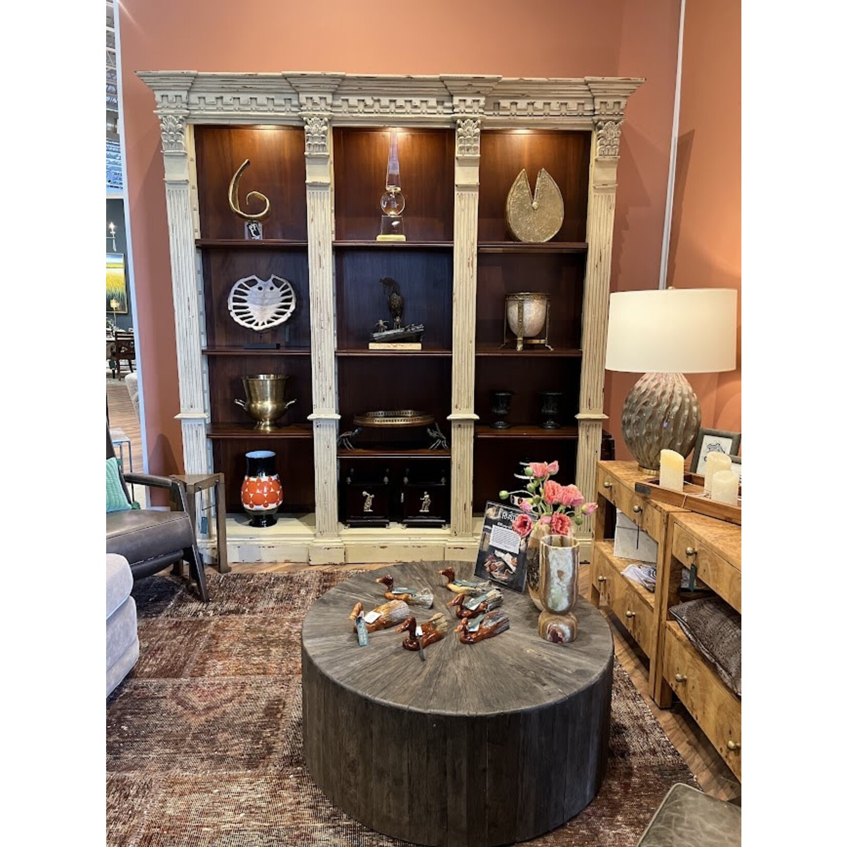 Winward Home Bass Crest Handled Container 12.25"