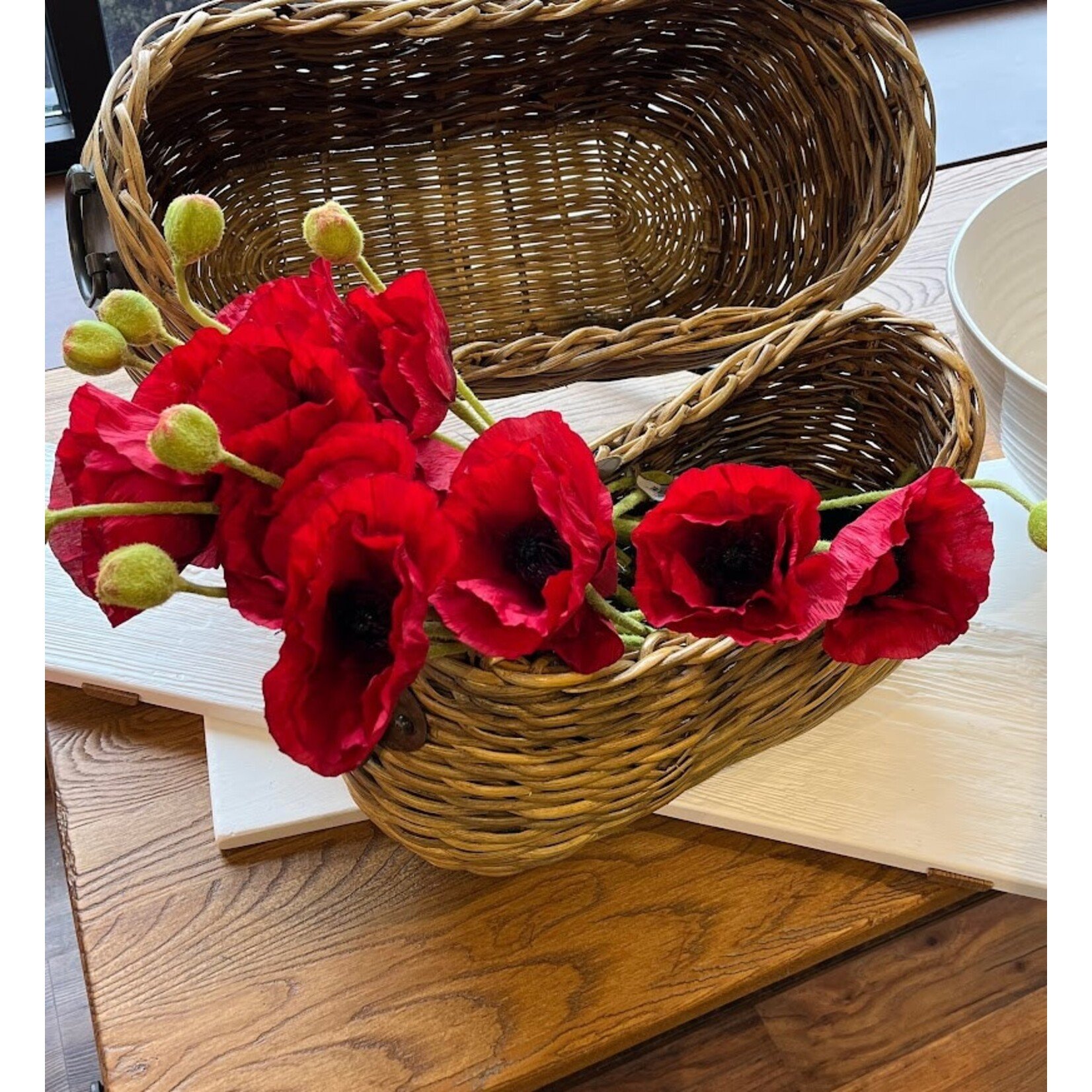 Winward Floral & Seasonal Decor Artificial Poppy Stem