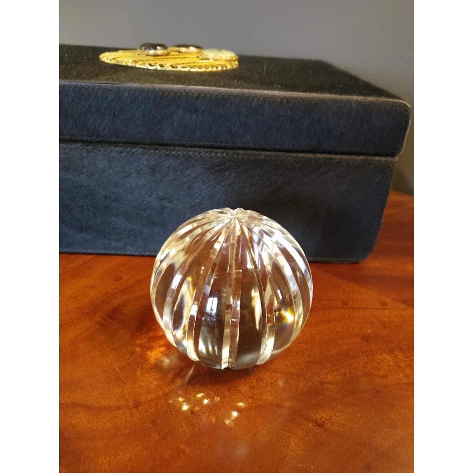 Tozai Lead Crystal Paperweight