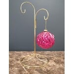 Two's Company Metallic Glass Ball Ornament K