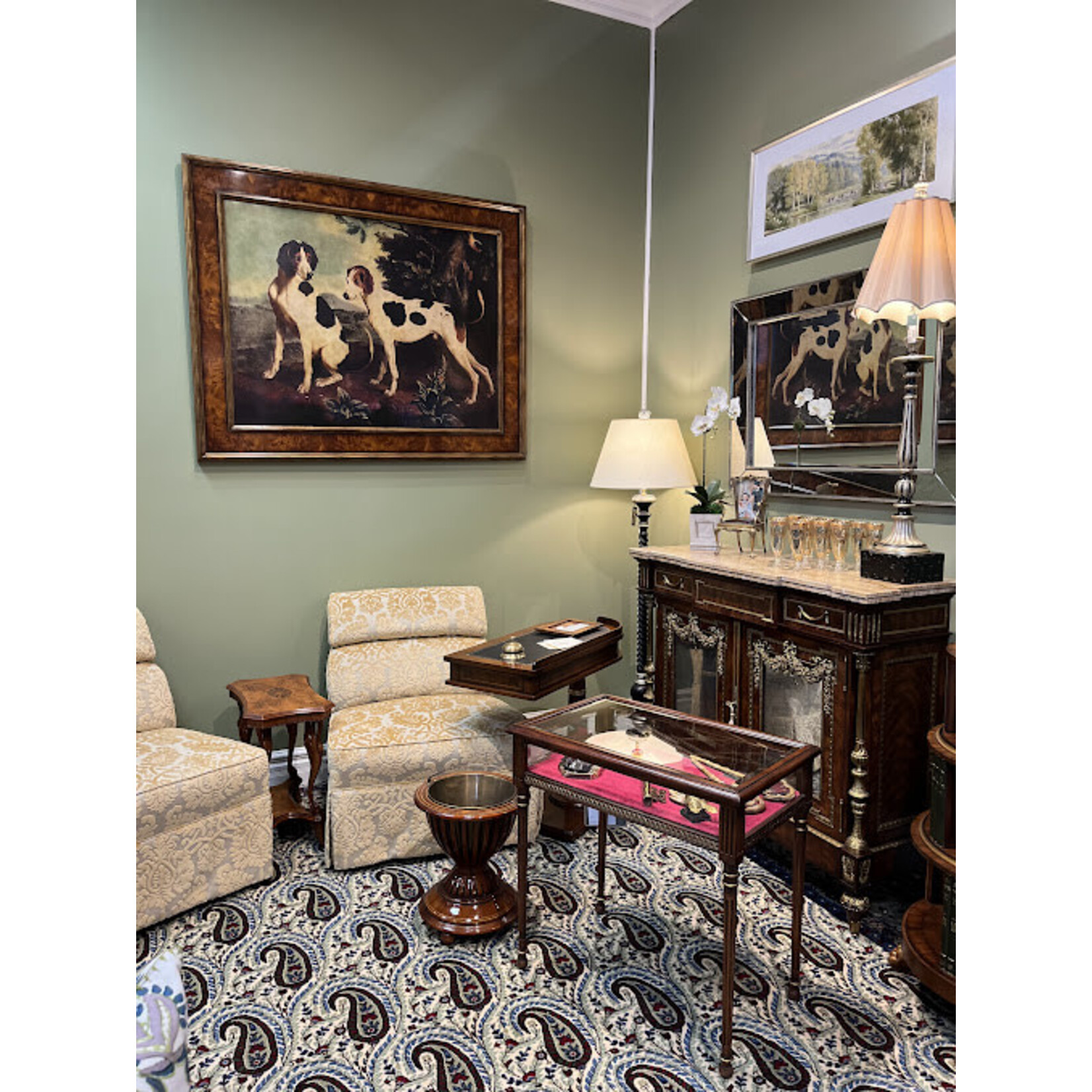 Theodore Alexander Pompee and Florissant Dogs of Louis XIV Reproduction  Artwork