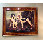 Theodore Alexander Painting of Two Dogs