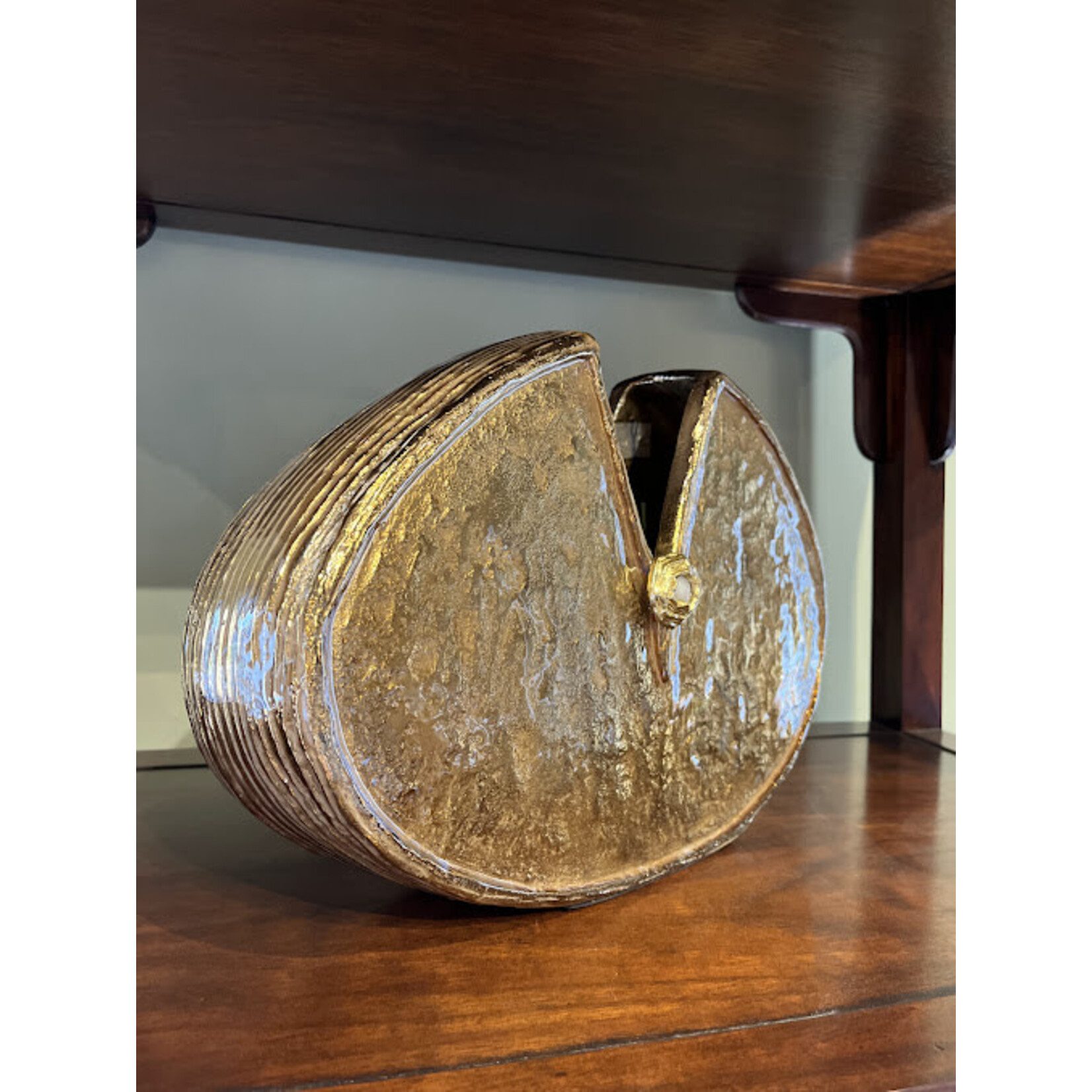 The John Richard Collection, LLC Silver & Gold Enameled Vase II