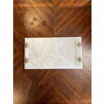 The John Richard Collection, LLC Alabaster Tray with Alabaster Handles