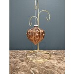Two's Company Metallic Glass Ball Ornament J