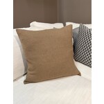 Fibre by Auskin Basketweave Camel Hair Pillow - Carmel