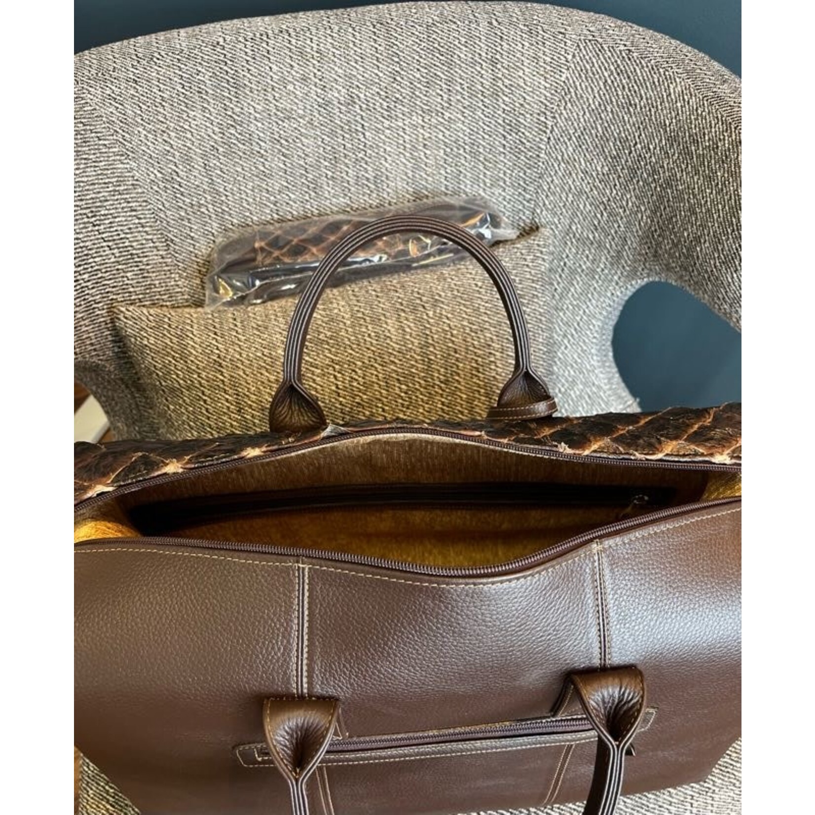 John Cole Edward Brown Paiche Duffel Bag