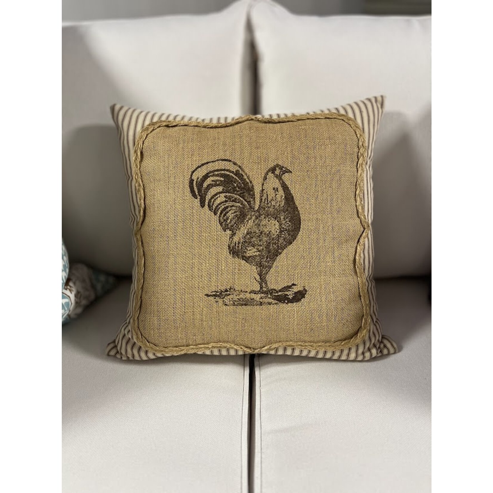 Eastern Accents Foghorn Leghorn Pillow 16x16 Rooster