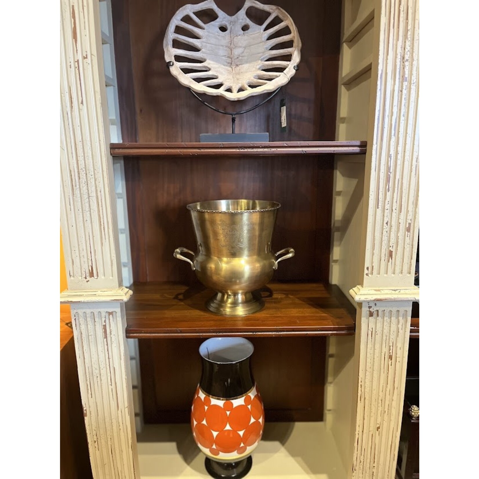 Winward Home Bass Crest Handled Container 12.25"