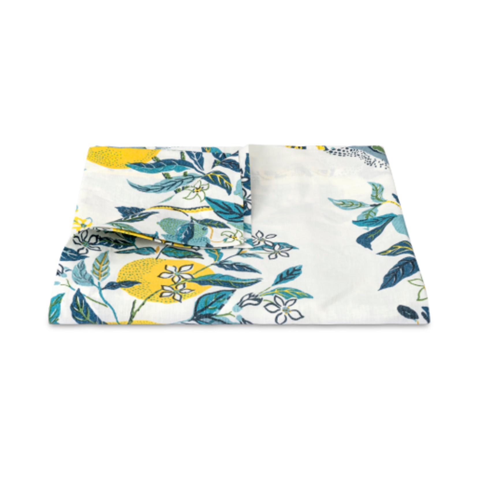 Matouk Citrus & Butterfly Garden Linen Tablecloth