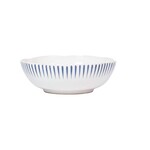 Juliska Sitio Delft Blue Stripe Ceramic Coupe Bowl