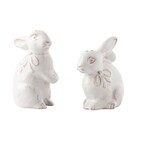 Juliska Clever Creatures White Bunny Salt & Pepper Shakers - Set of 2