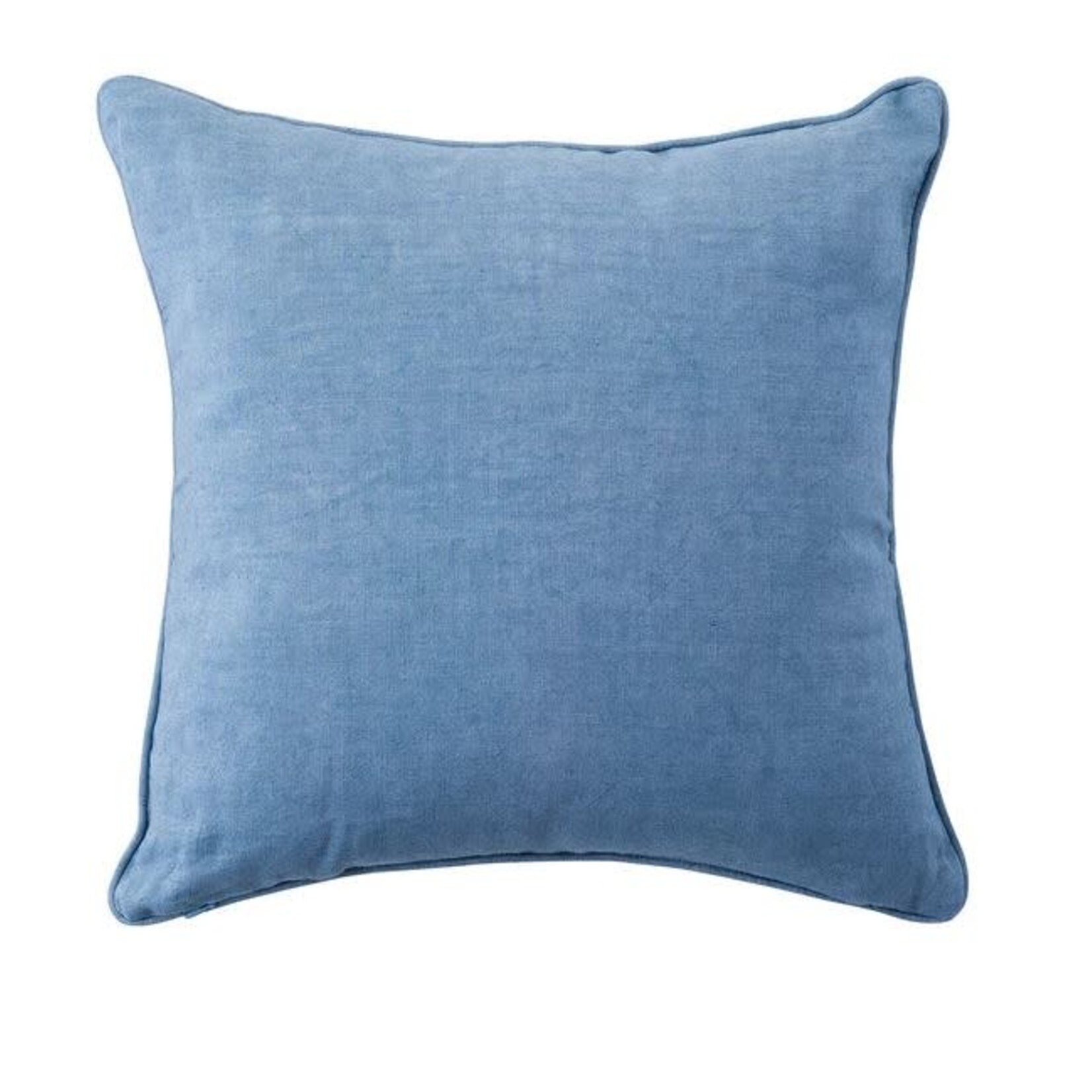 Juliska Berry & Thread Embellished Chambray Blue Throw Pillow 18x18