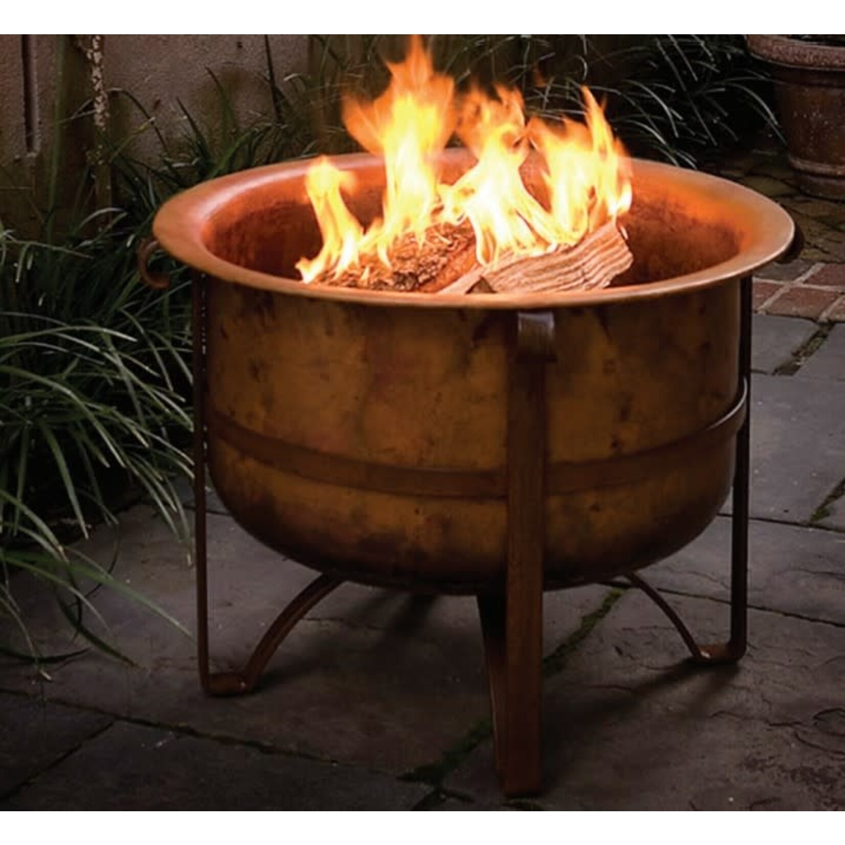 Flaming Gorge Acadia Rustic Copper Fire Pit 36"