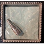Mariposa Champagne Beaded Aluminum Napkin Box