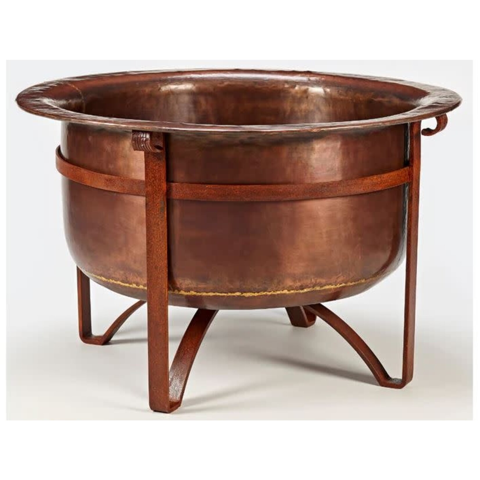 Flaming Gorge Acadia Rustic Copper Fire Pit 36"