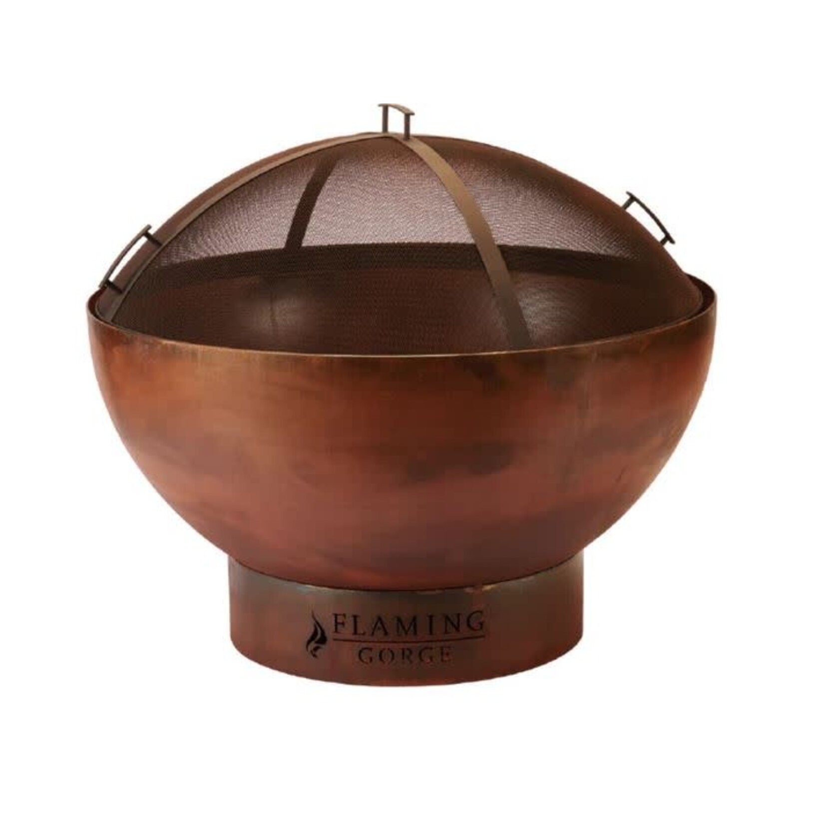 Flaming Gorge Gobi Canyon Corten Steel Fire Pit 28"