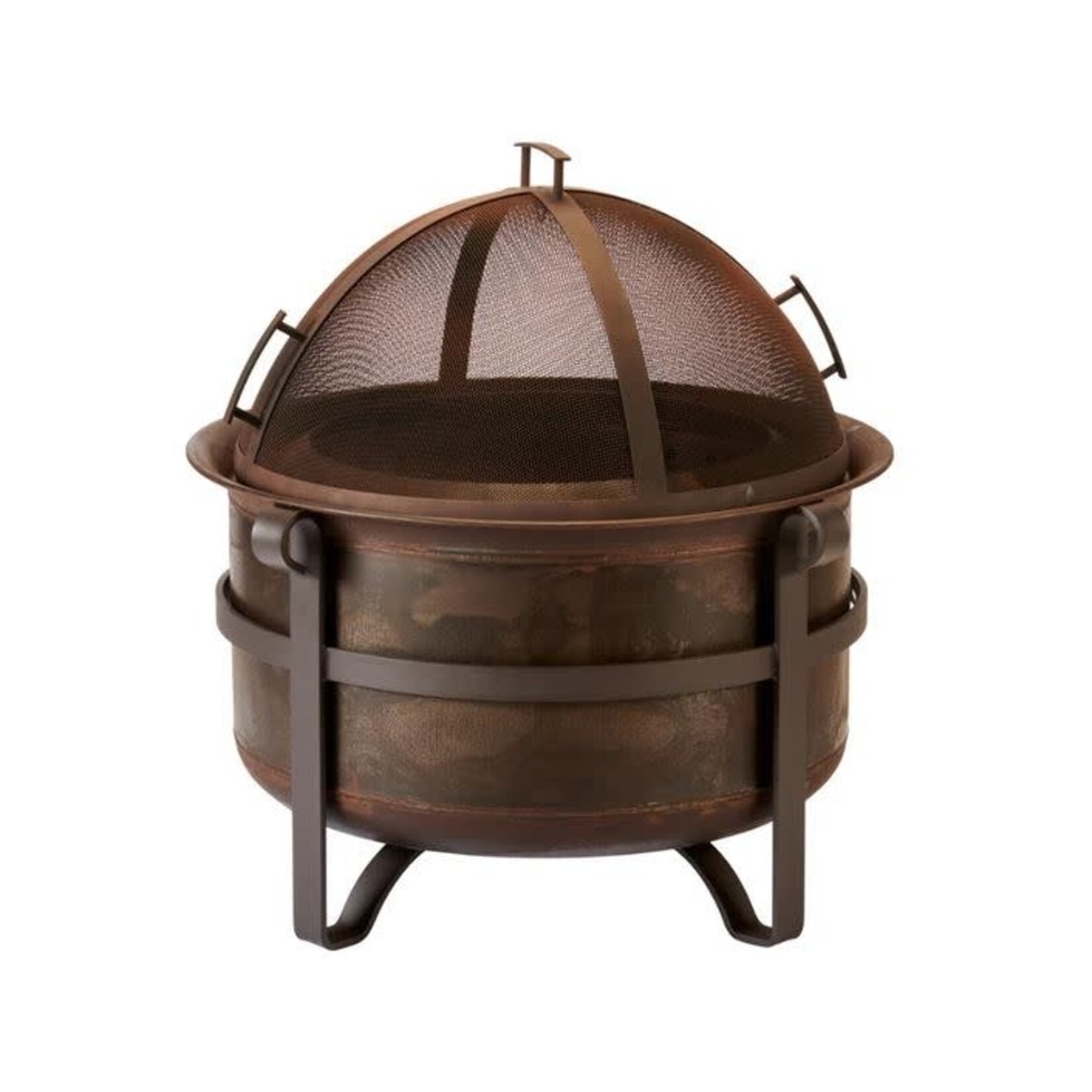 Flaming Gorge Smokeless Rustic Acadia Corten Steel 34" Fire Pit
