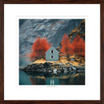 LDN collections Lake House II Framed Artwork