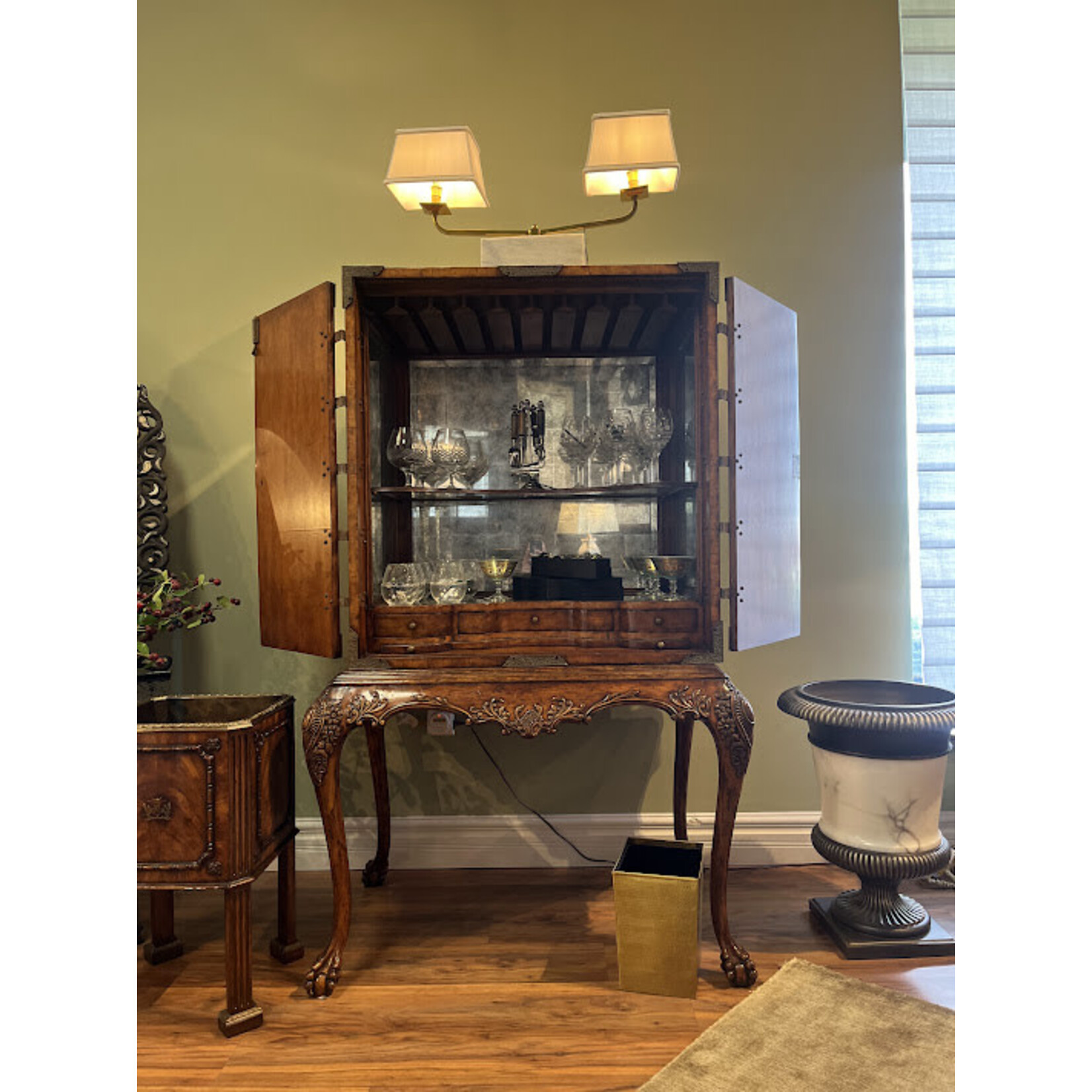 Queen anne drinks cabinet discount