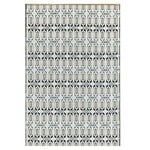 Border Concepts Moroccan Cool Silver Mad Mats Outdoor Rug Runner 6' x 30"
