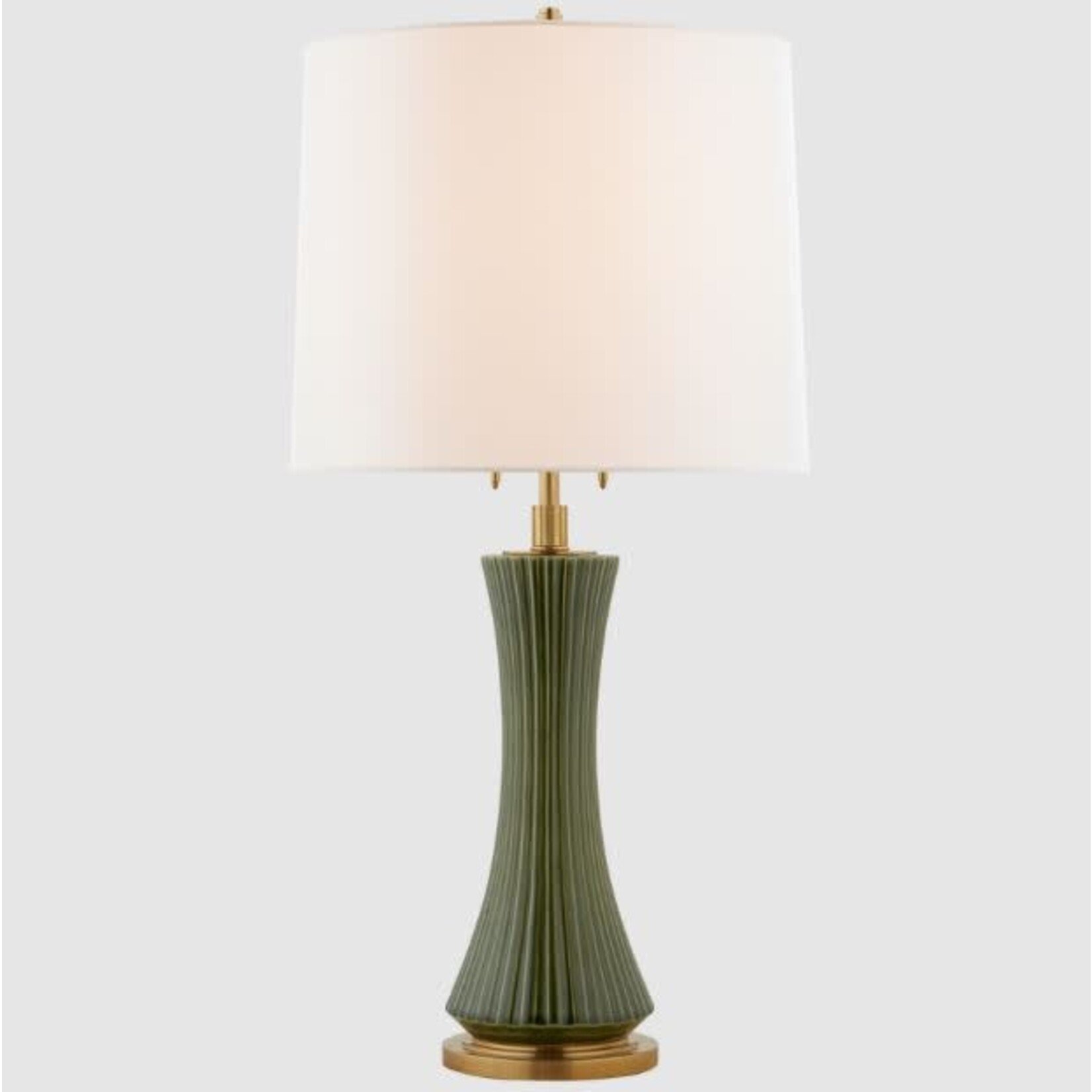 Visual Comfort Elena Large Table Lamp Emerald Green