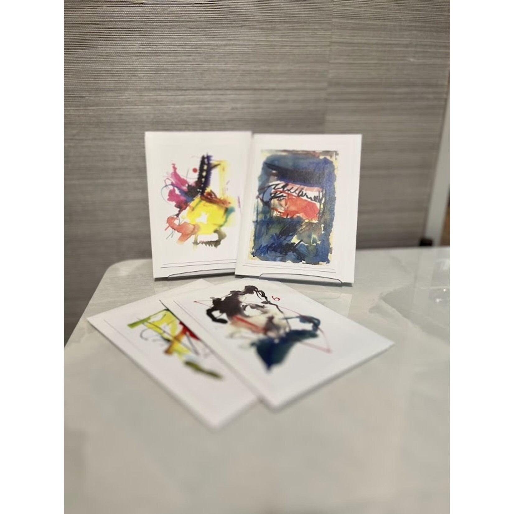 Jack Mernin Abstract Watercolor Greeting Card