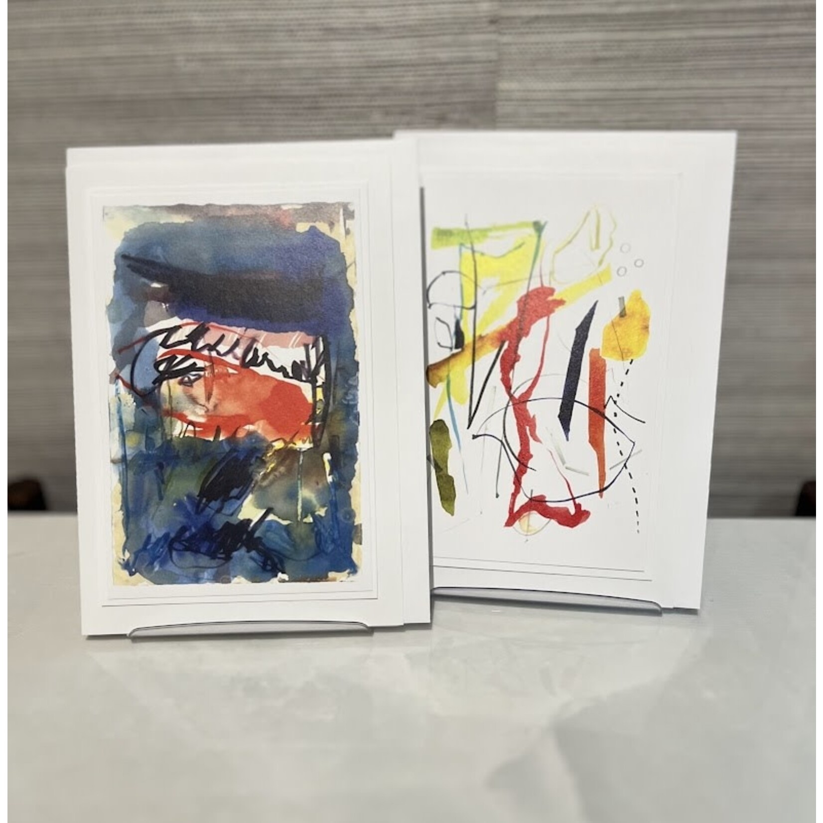 Jack Mernin Abstract Watercolor Greeting Card