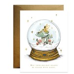 Good JuJu Ink Fairy Snow Globe Holiday Greeting Card