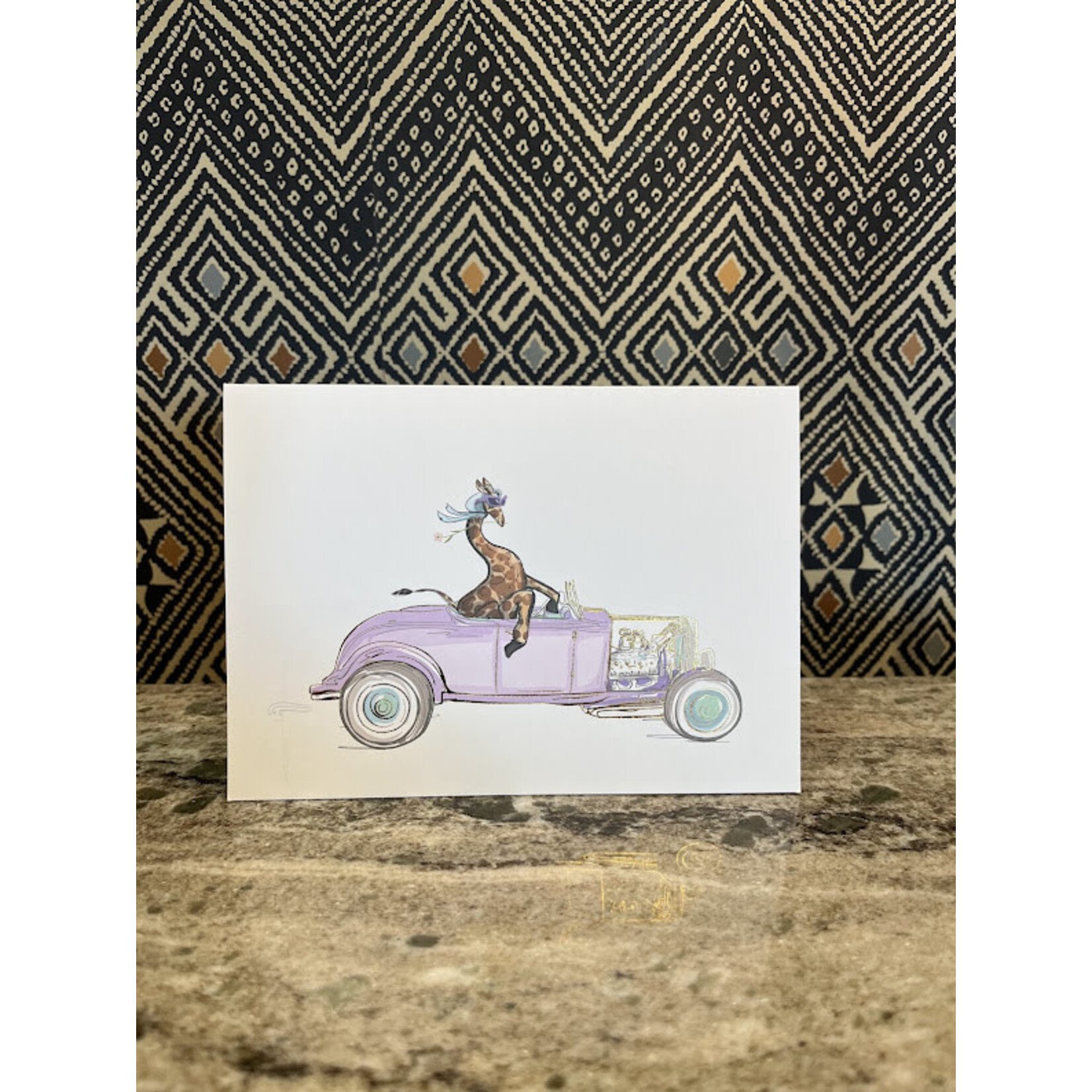 Good JuJu Ink Classic Car Greeting Card