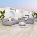 Zuo Modern Luanda Gray Outdoor Sectional Middle Chair