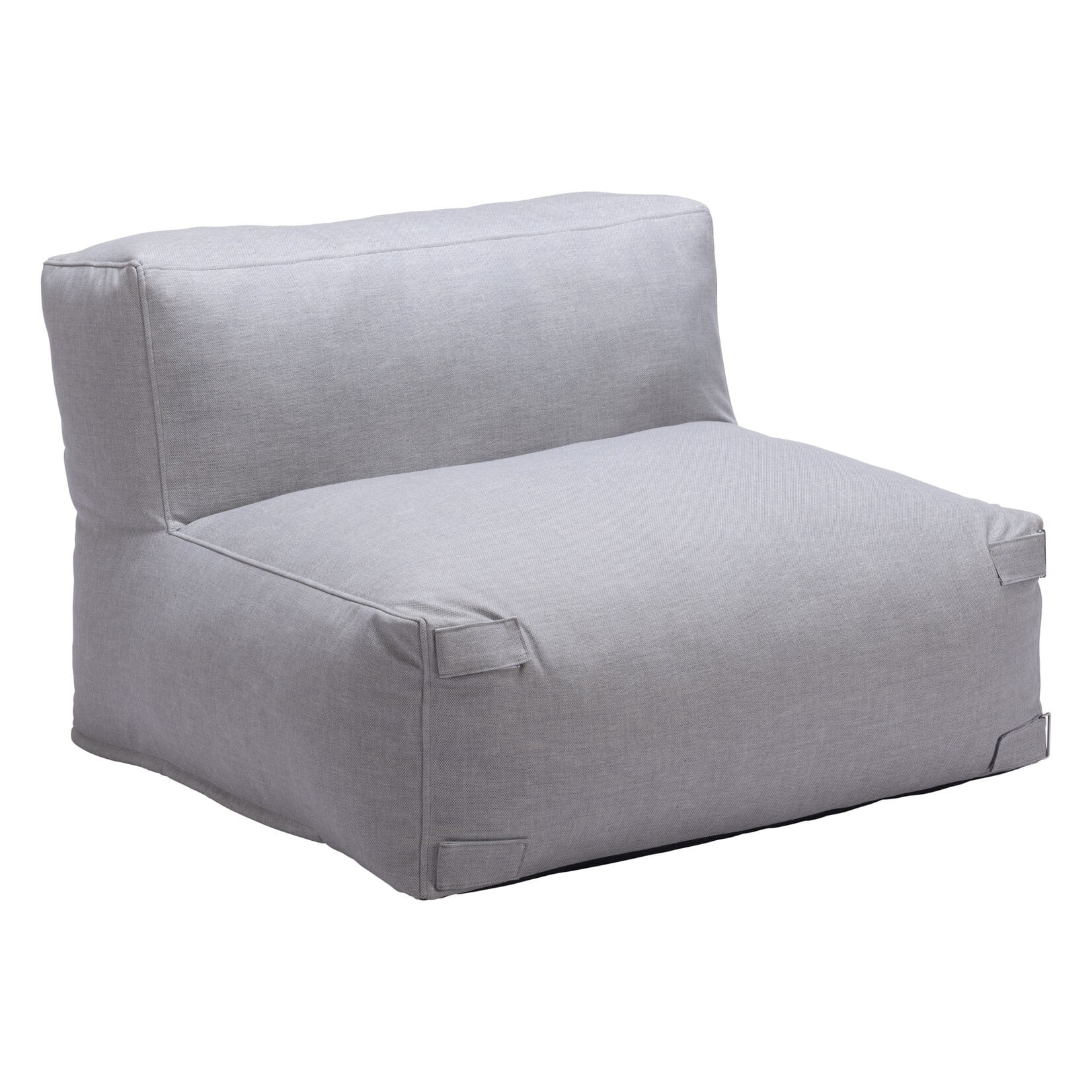 Zuo Modern Luanda Gray Outdoor Sectional Middle Chair