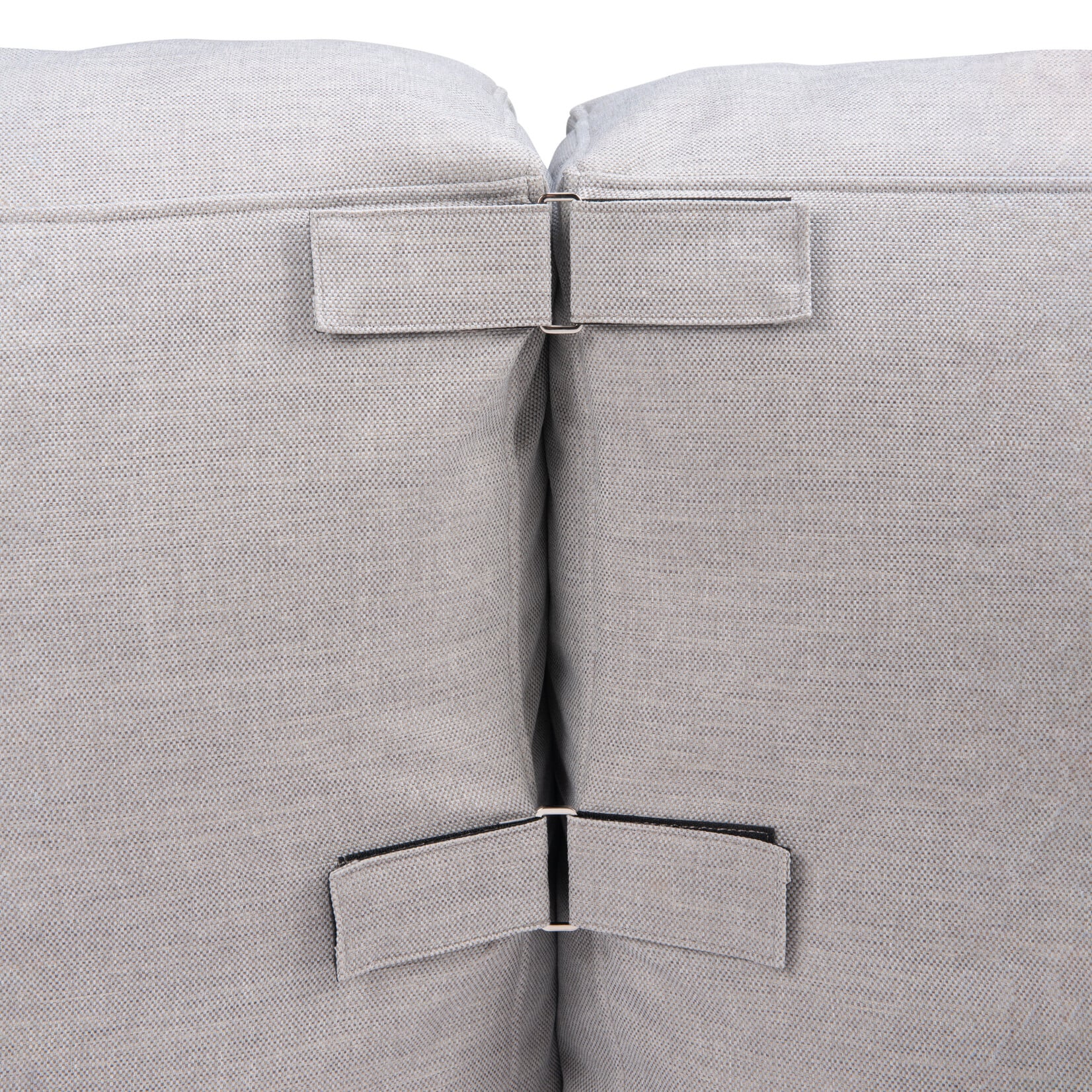 Zuo Modern Luanda Gray Outdoor Sectional Middle Chair