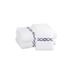 Matouk Classic Chain White Cotton Towel