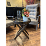 French Heritage Jardin Folding Round End Table