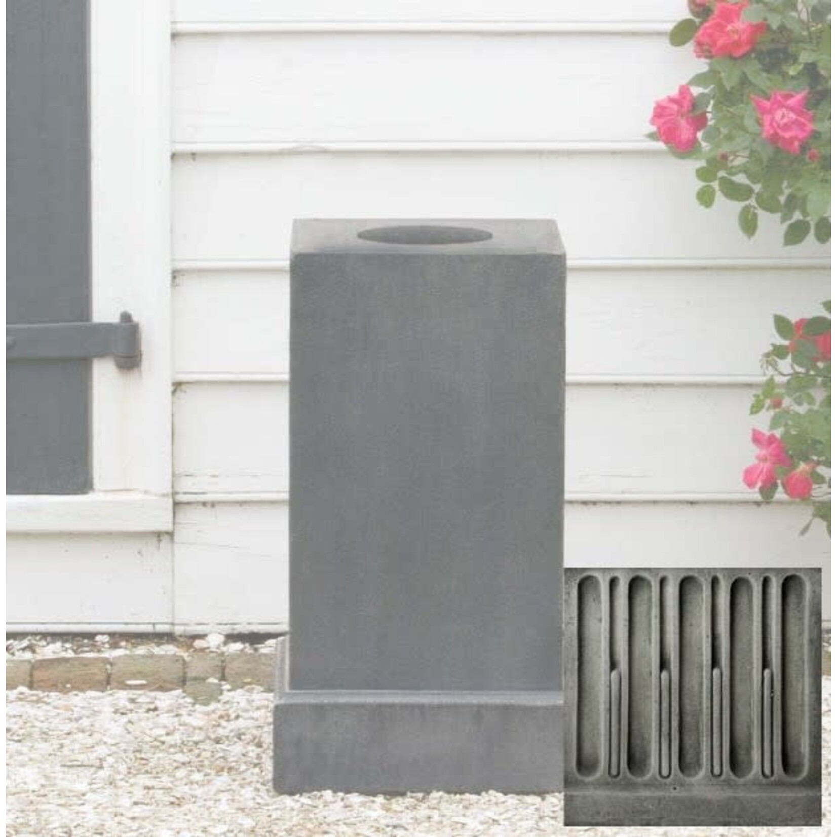 Campania Classic Tall Indoor/Outdoor Cast Stone Pedestal
