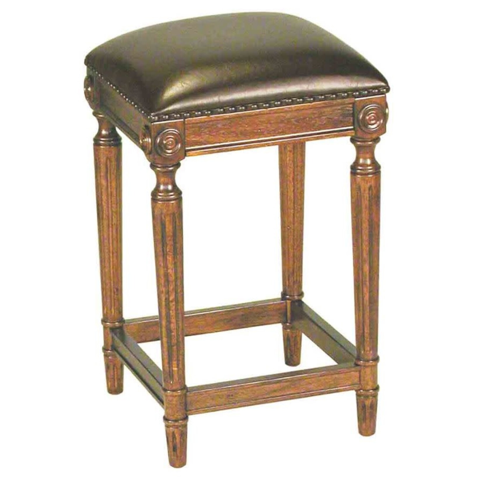 Accents Beyond Cherry Counter Stool with Distressing