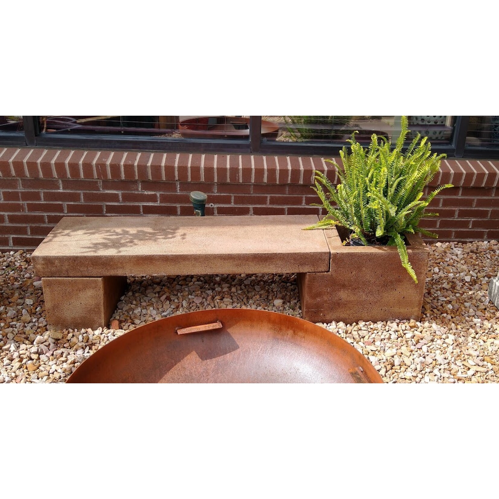 Campania Modular Bench Brownstone