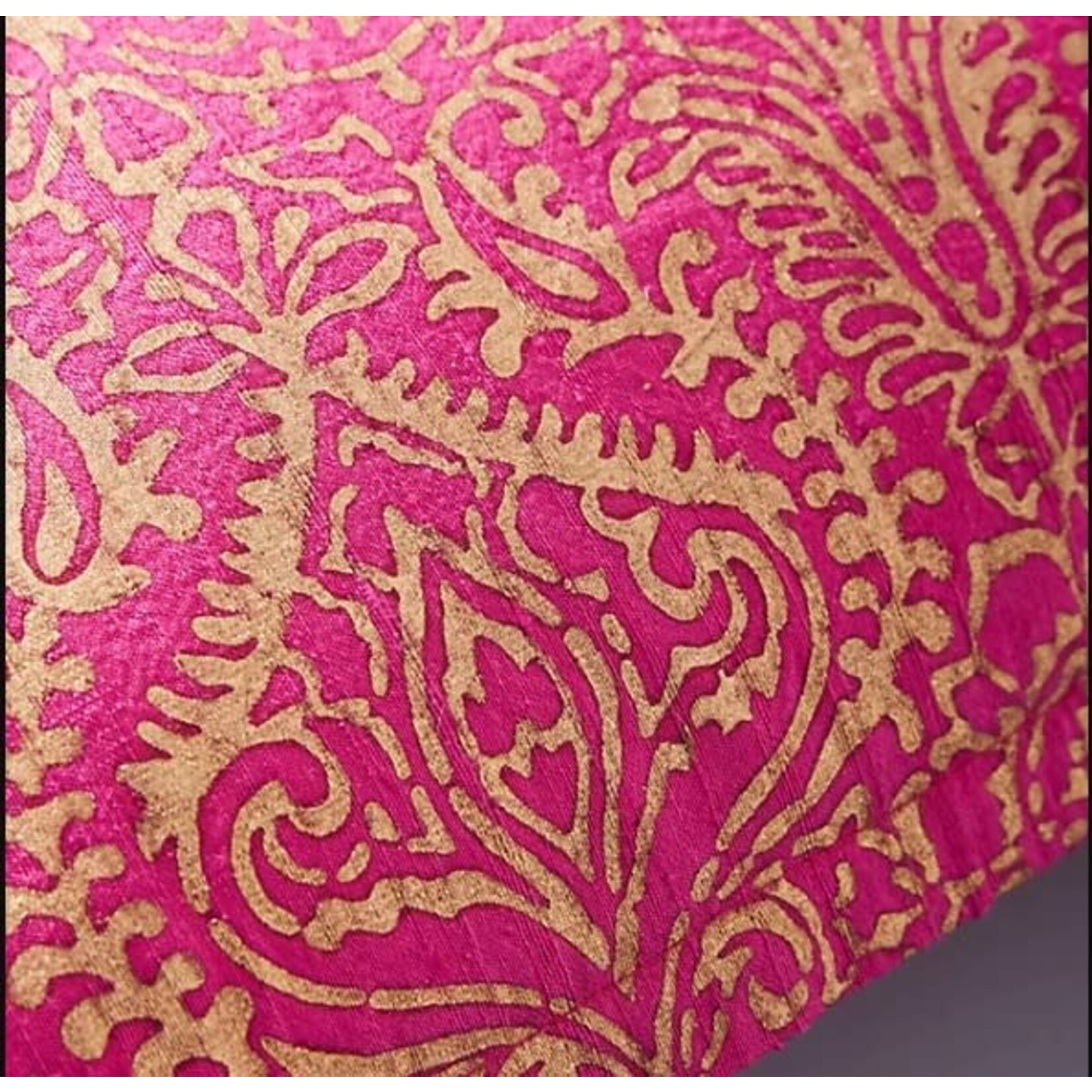 John Robshaw Textiles Ayati Pink Decorative Accent Pillow