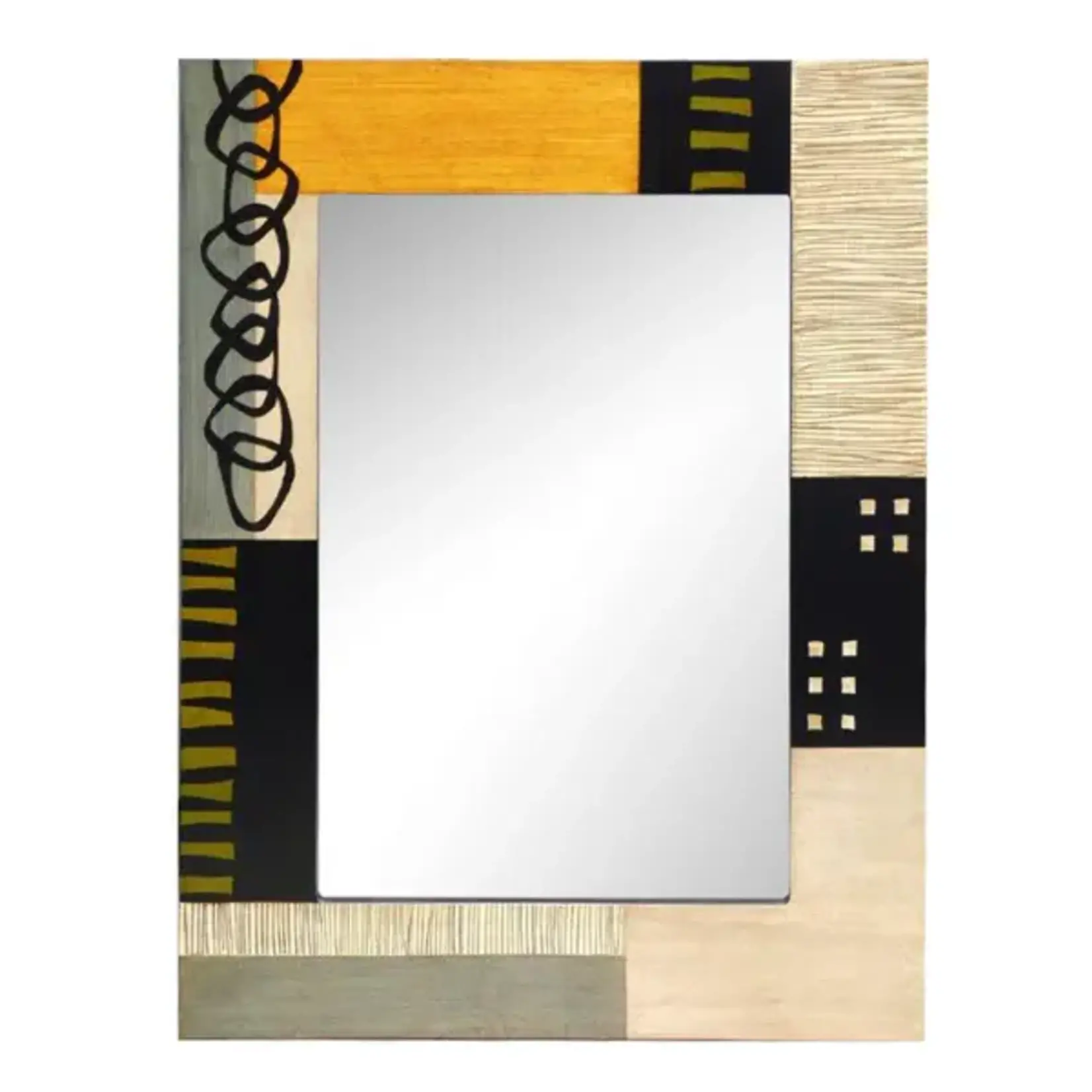 Brazilian Home Argola Marron Large Wall Mirror