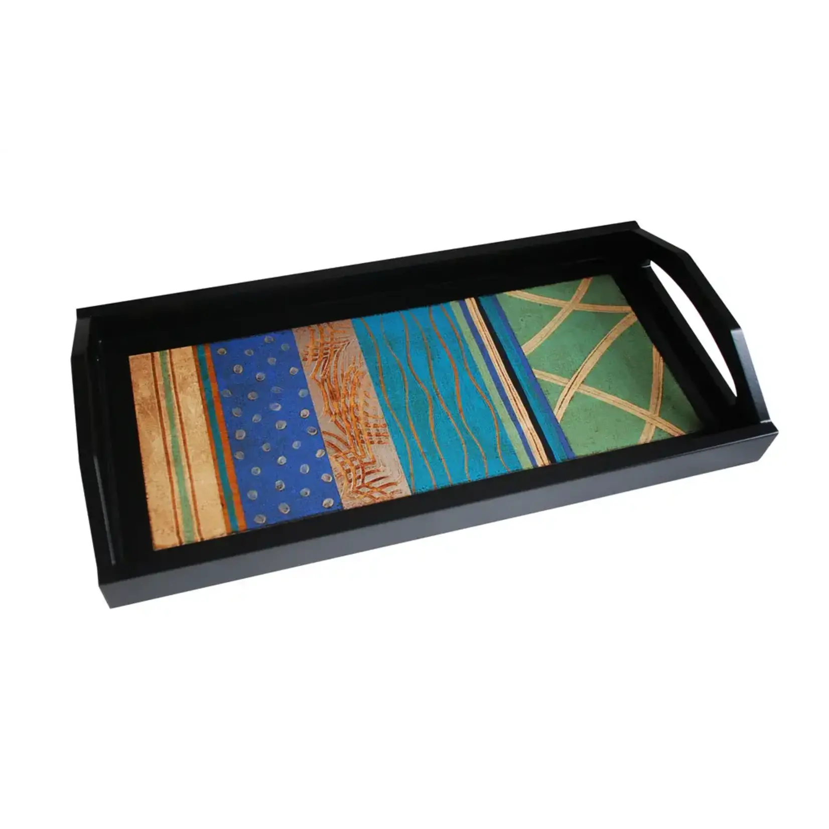 Brazilian Home Horizonte Hand Painted Tray