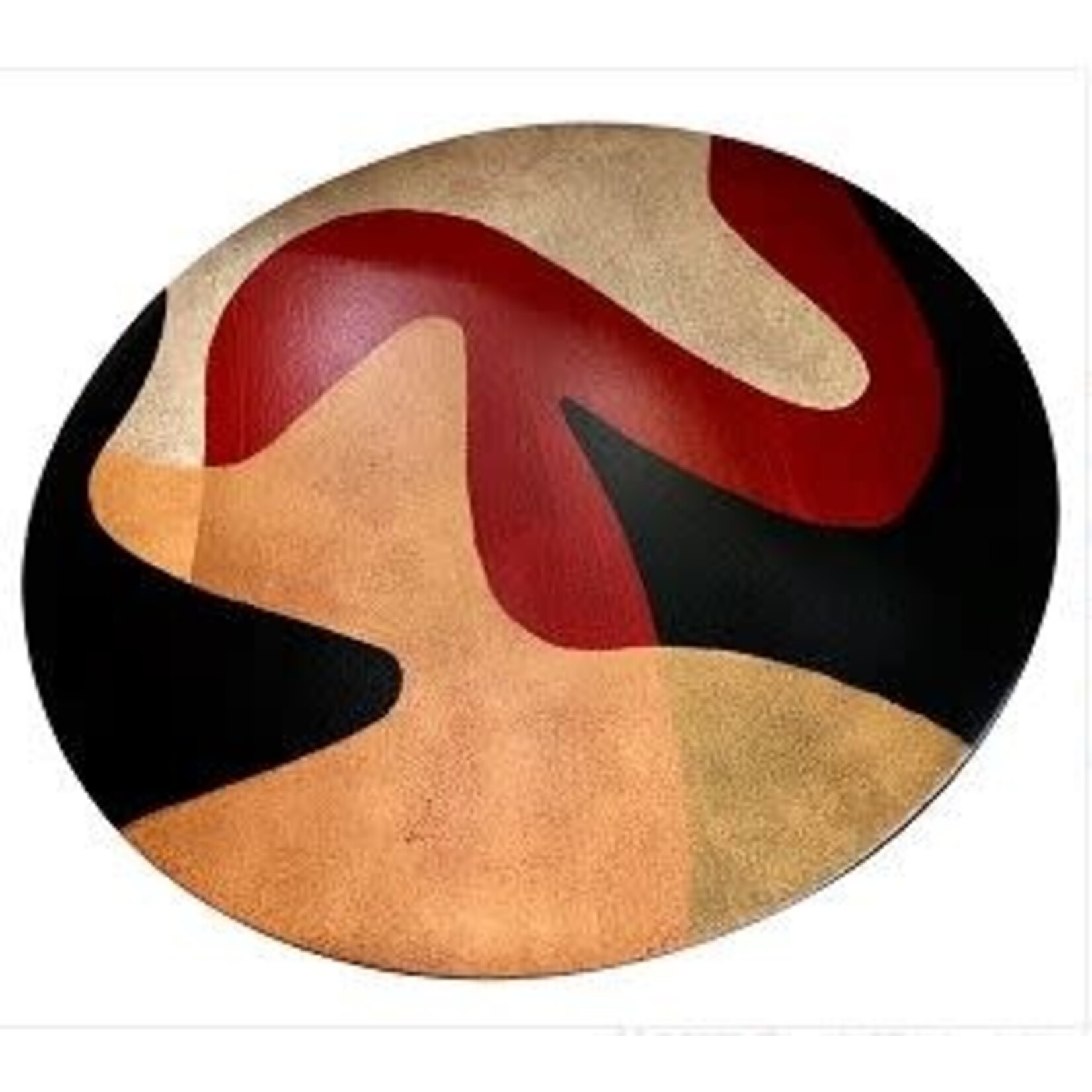 Brazilian Home Barcelona Round Colorful Placemats Set of 4