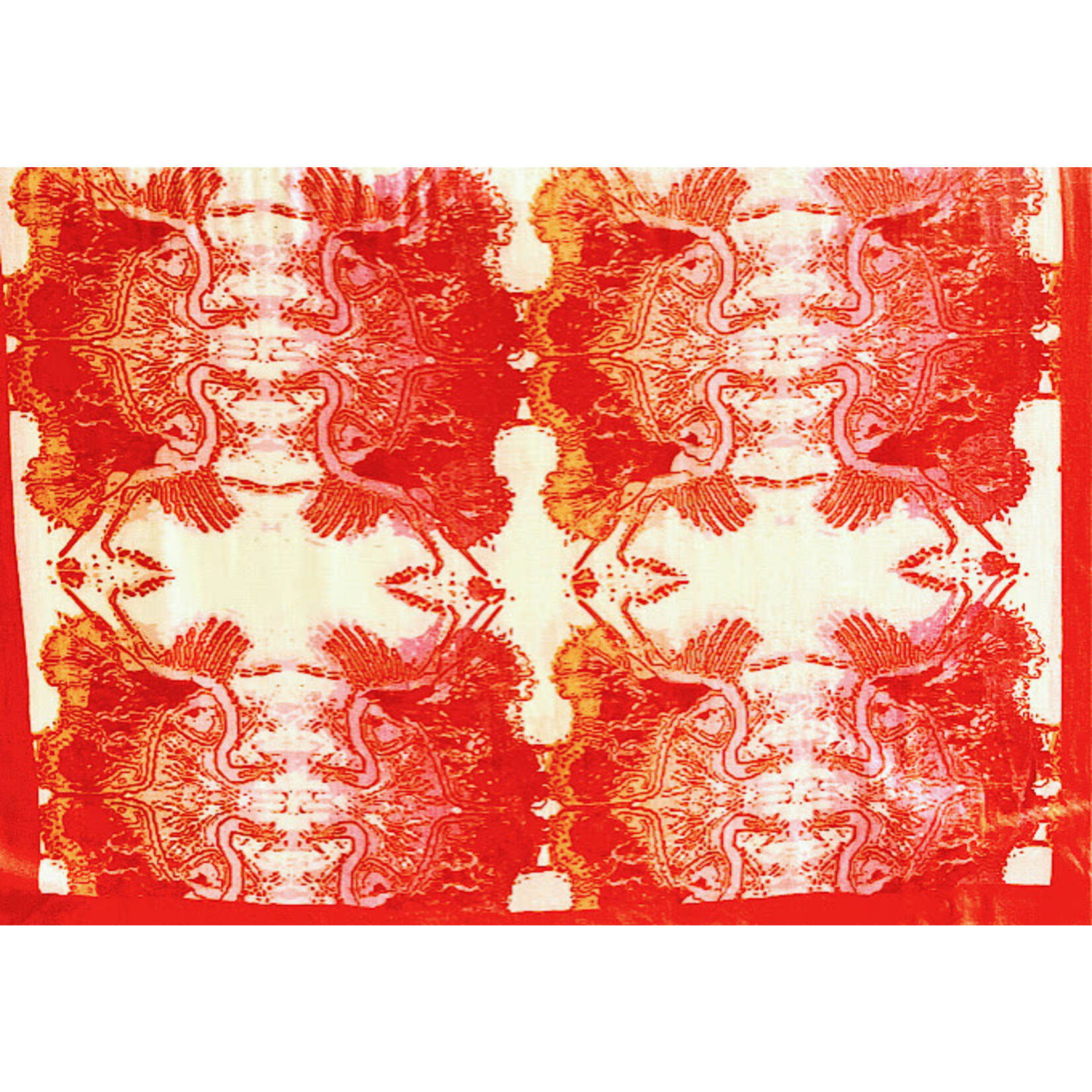 Sara Anderson Heron Pink Scarf