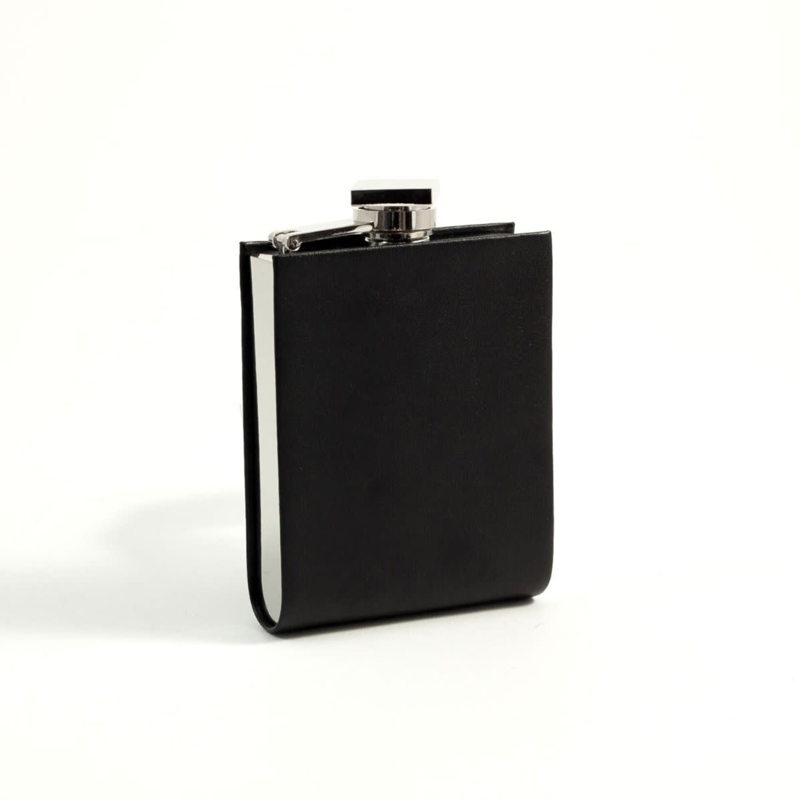 Carole Stupell LTD Metro Square Leather Wrapped Flask